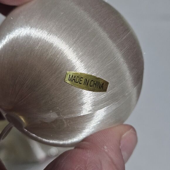 Lot of 19 Satin Ornaments White Christmas Ball Craft Plastic Hanger - Picture 2 of 7